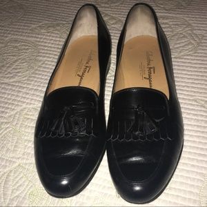 Salvatore Ferragamo Mens Loafer With Tassels 9.5